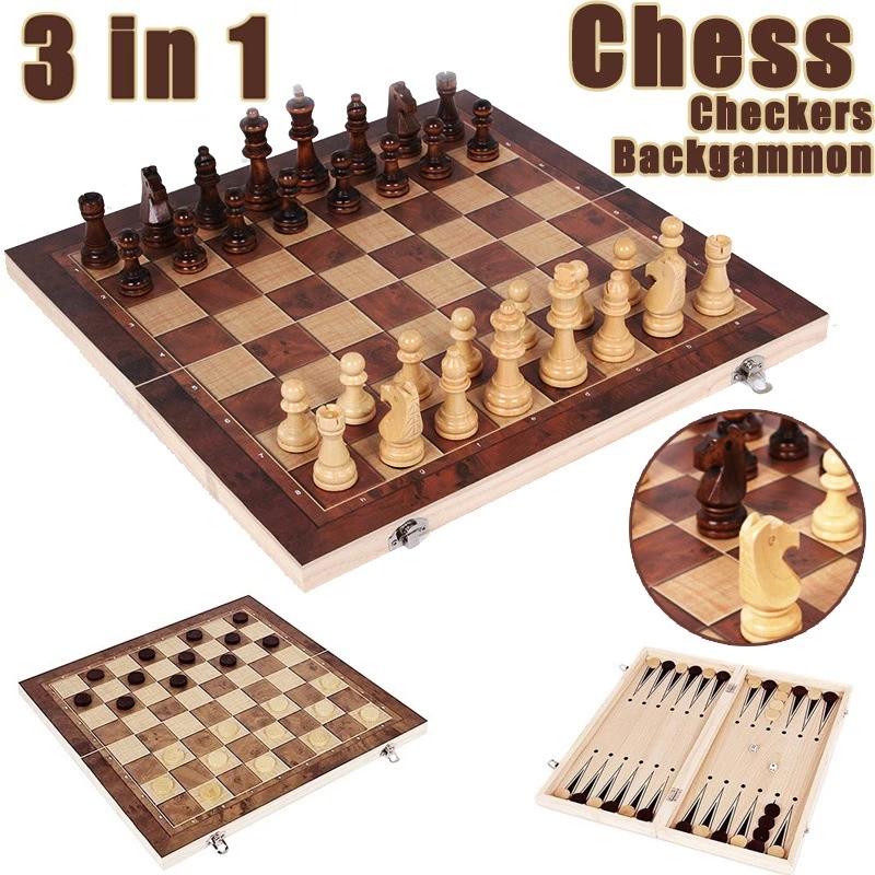 3D Printing Chess - 3 in 1 체스 보드, 접이식