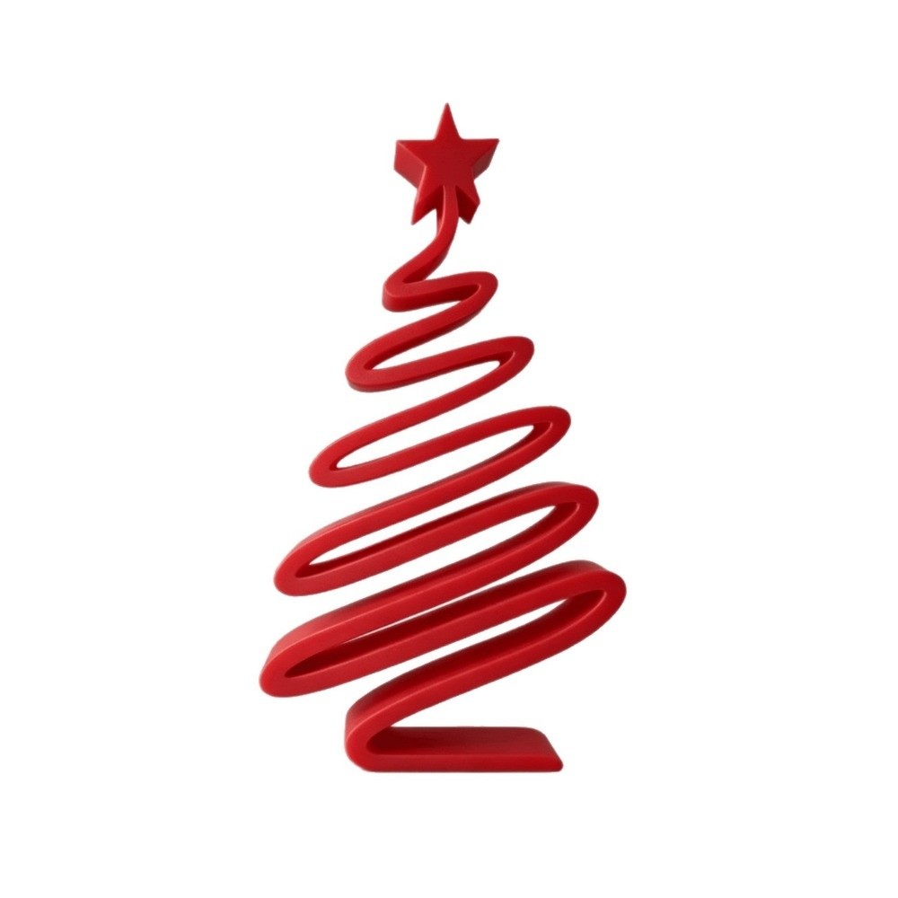 3D Printing Xmas Ideas - 3D 프린팅으로 제작된 크리스마스 장식품, 나선형