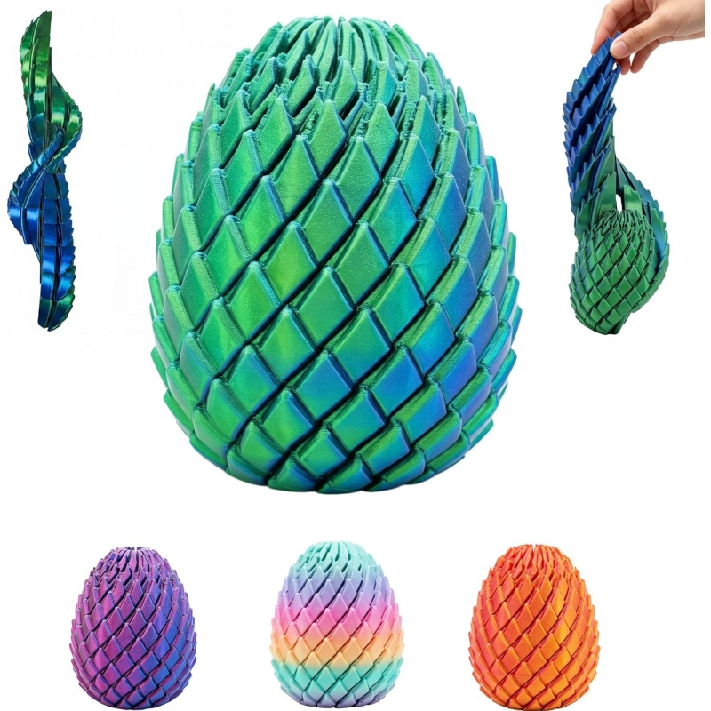 3D Printing Egg - 3D 프린팅된 피젯 토이, 꼬이기 쉬운