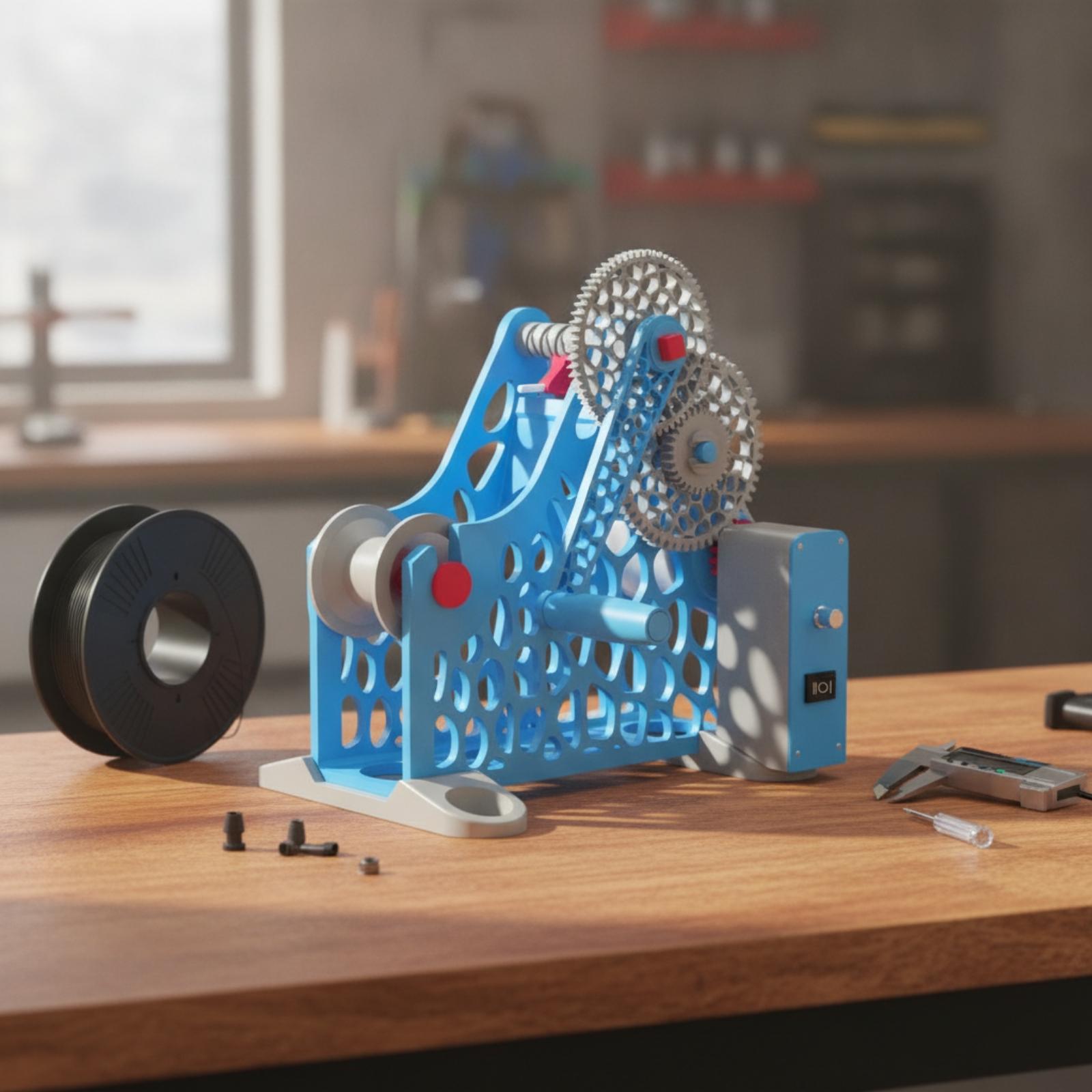 3D Printing Material - 3D 프린팅 필라멘트 감기 기계, 스풀