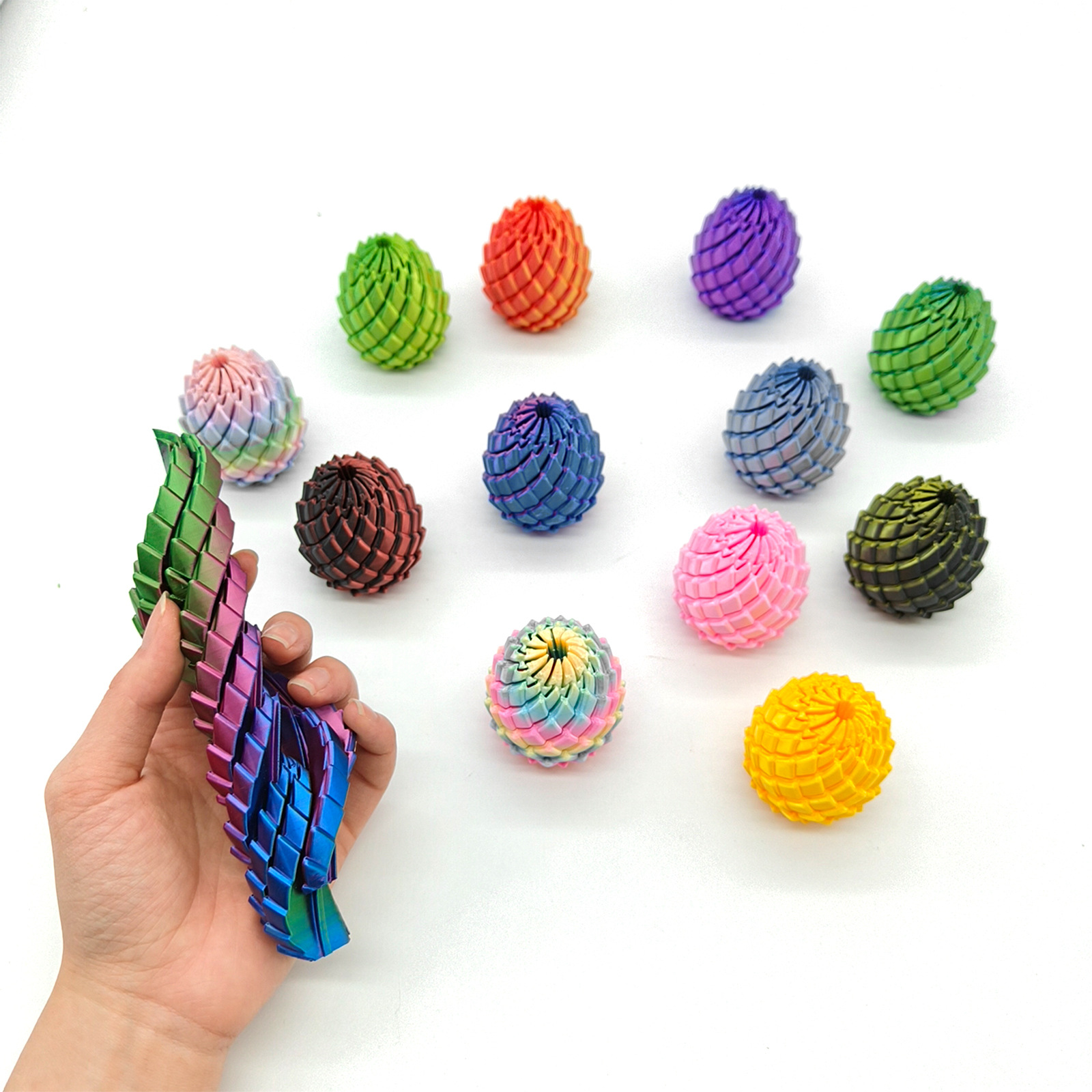 3D Printing Egg - 3D 프린팅으로 제작된 용 모양의 스트레스