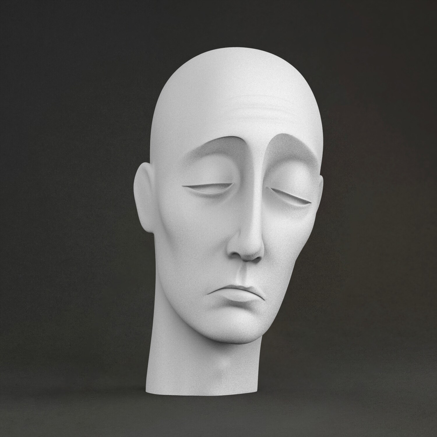 3D Printing Material - '슬립' 조각상, 3D 프린팅 레진 소재,