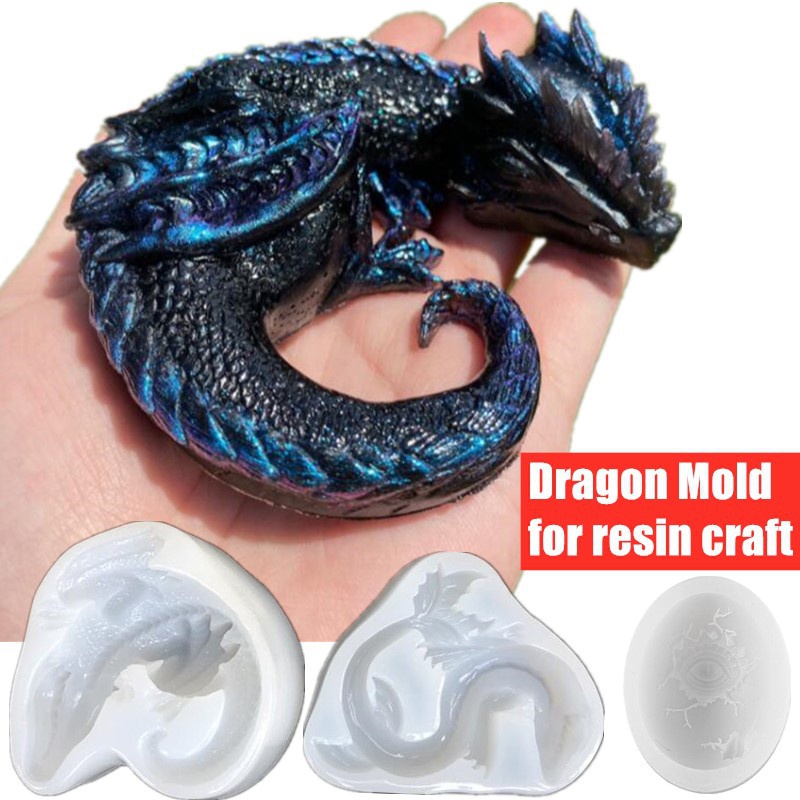 3D Printing Egg - 3 스타일 거울 졸린 드래곤 공룡