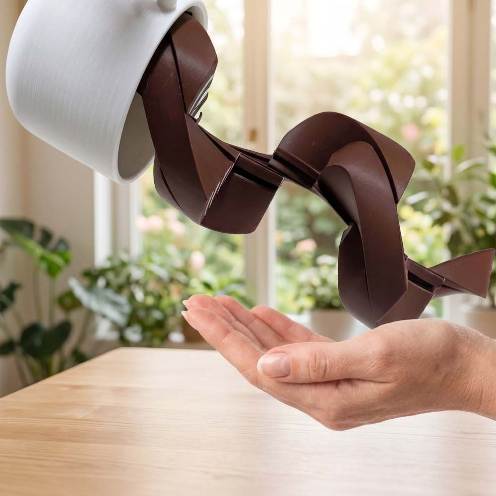 3D Printing Material - 실감나는 디자인의 3D 프린팅 커피 쏟아짐