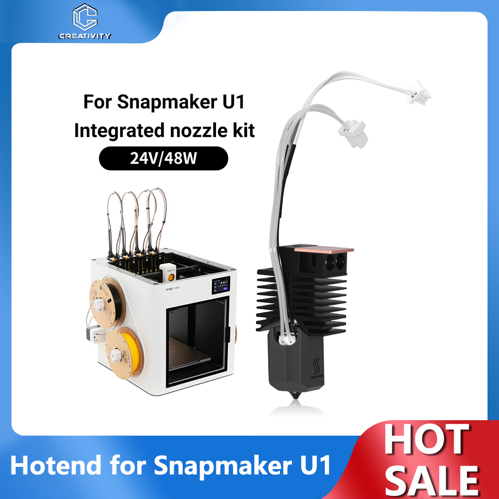 3D Printing Output - Snapmaker U1용 0.2/0.4/0.6/0.8mm 핫엔드, 완제품으로 조립된