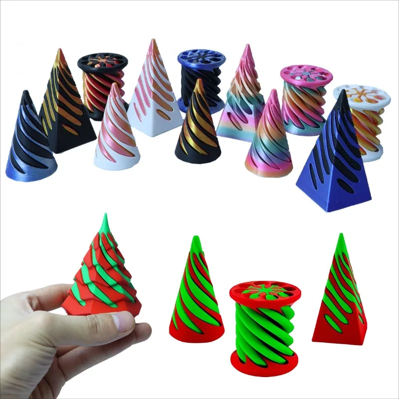 3D Printing Technology - 나선형 콘 3D 프린트 하이패스 스트레스