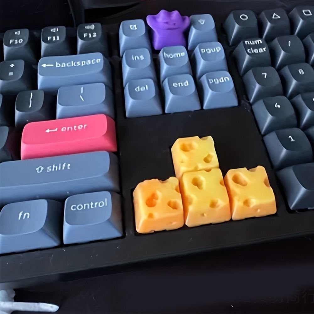 3D Printing Chess - 4pcs 3D 인쇄 치즈 케이크 키캡