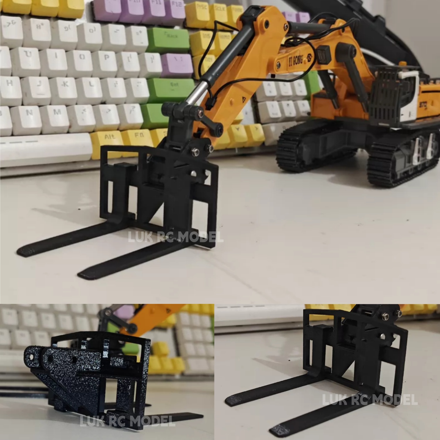 3D Printing Excavator - 1/50 포크 3D 프린트, 이공 부품