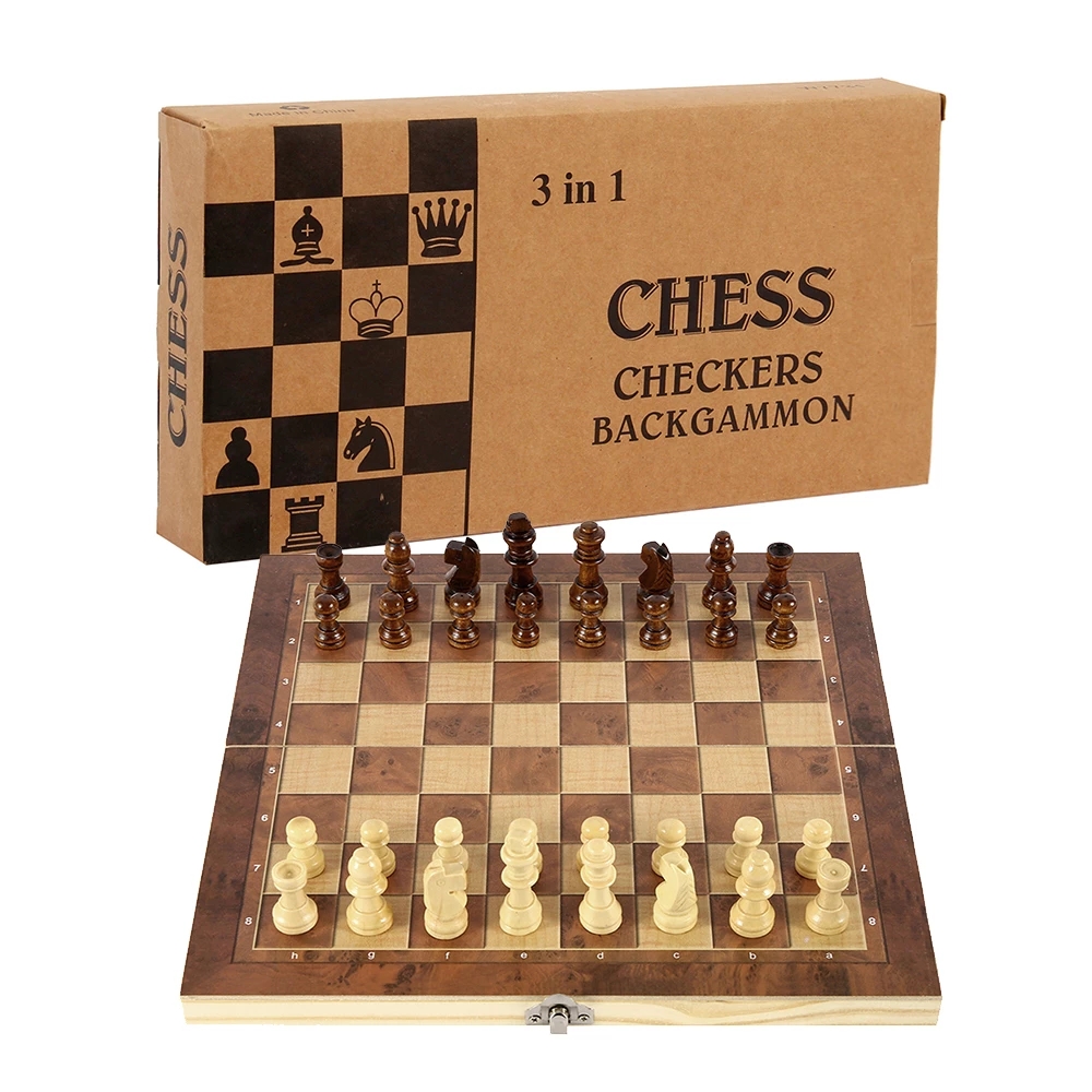 3 in 1 체스 보드, 접이식 목재 휴대용 체스 게임 - 3D Printing Chess 리뷰 및 가격