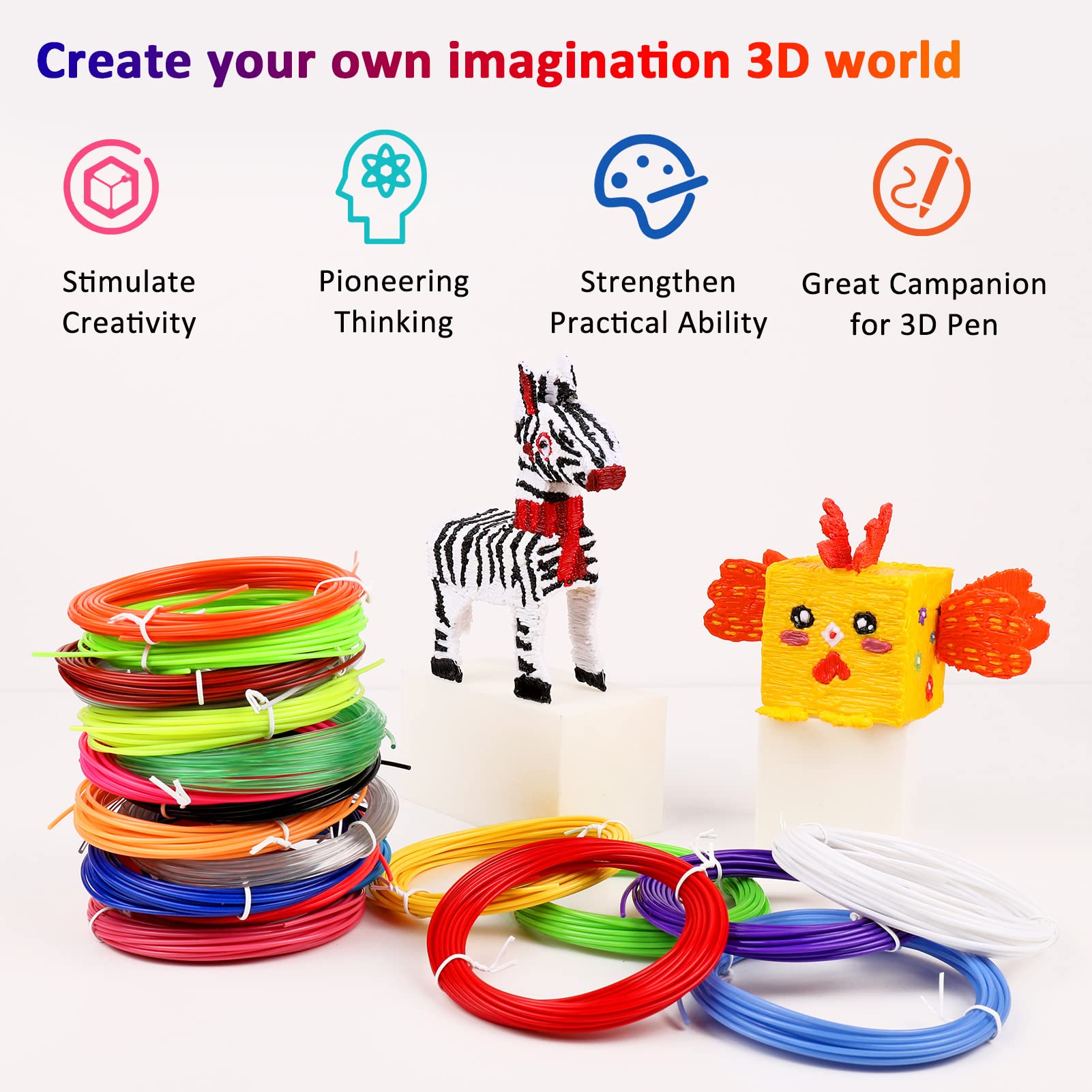 3D 펜 인쇄 직경 1.75mm 200M 용 40/32 - Pla Filament 1.75Mm 리뷰 및 가격