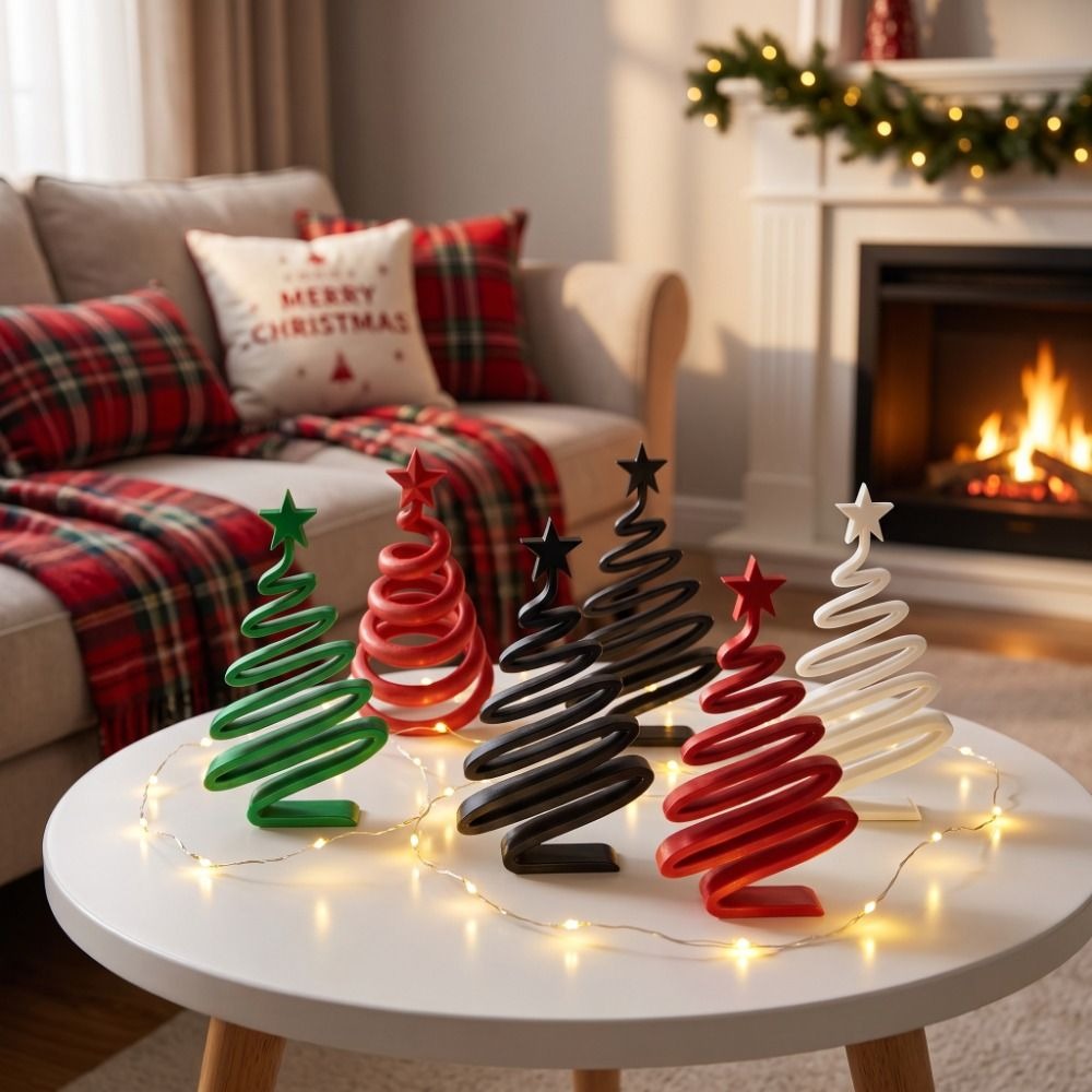 3D 프린팅 크리스마스 피규어 나선형 모양 홈 데코 크 - 3D Printing Xmas Ideas 리뷰 및 가격