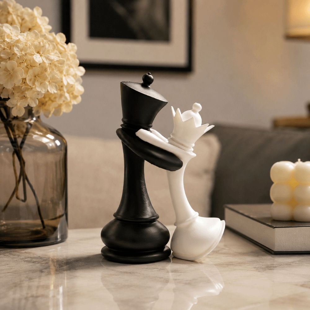 3D 프린팅 체스 조각상 집 장식 커플 선물 킹과 퀸  - 3D Printing Chess 리뷰 및 가격