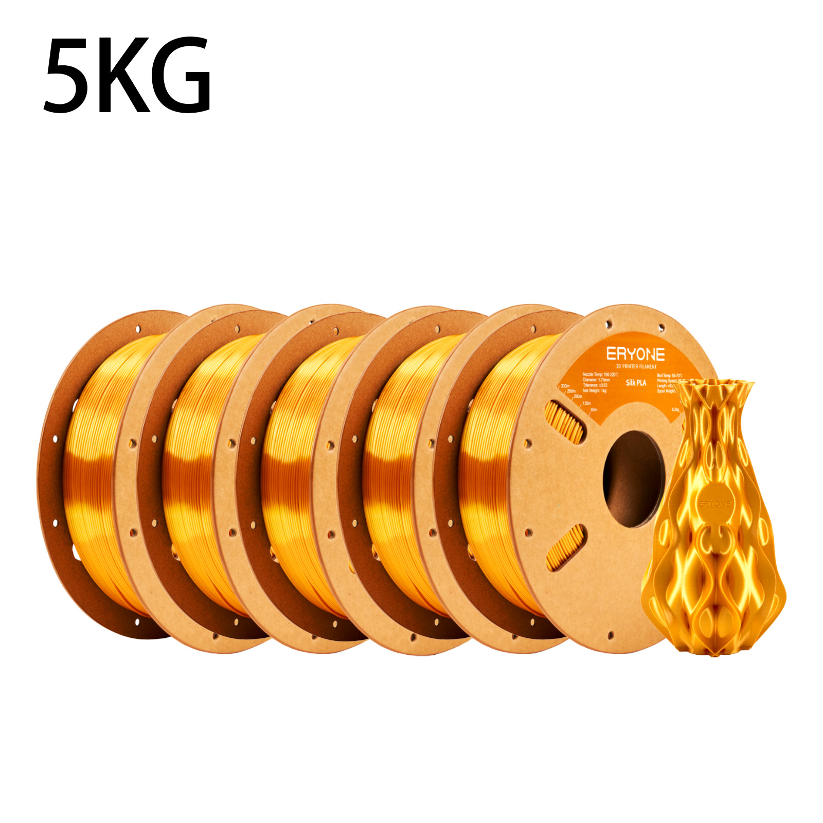ERYONE 5kg 실크 PLA 필라멘트 3D 프린터용 - Pla Filament 1.75Mm 리뷰 및 가격