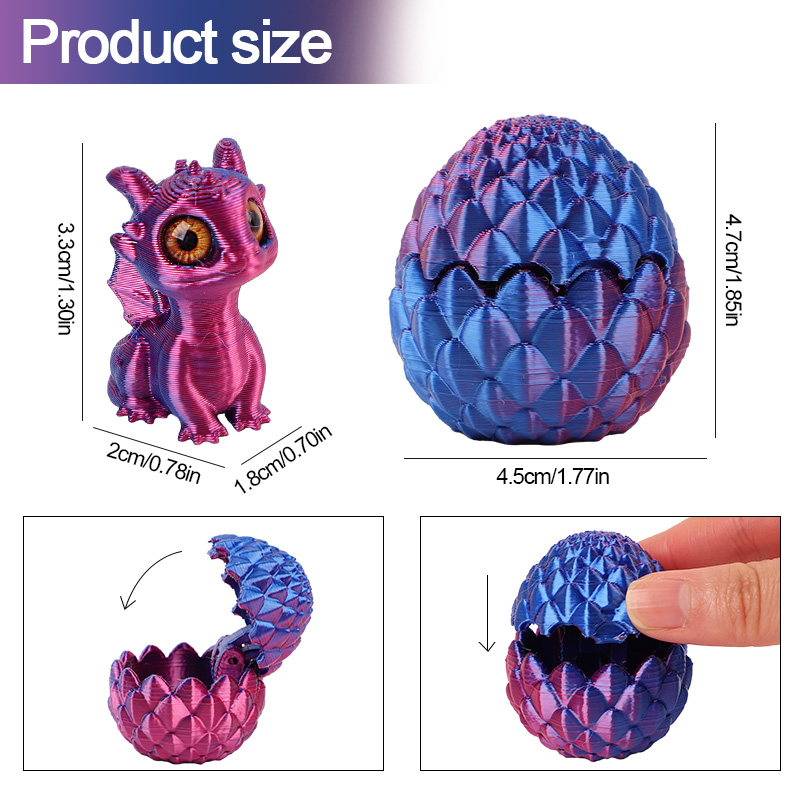 귀여운 3D 프린팅 드래곤 알과 미니 드래곤 서프라이즈 - 3D Printing Egg 리뷰 및 가격
