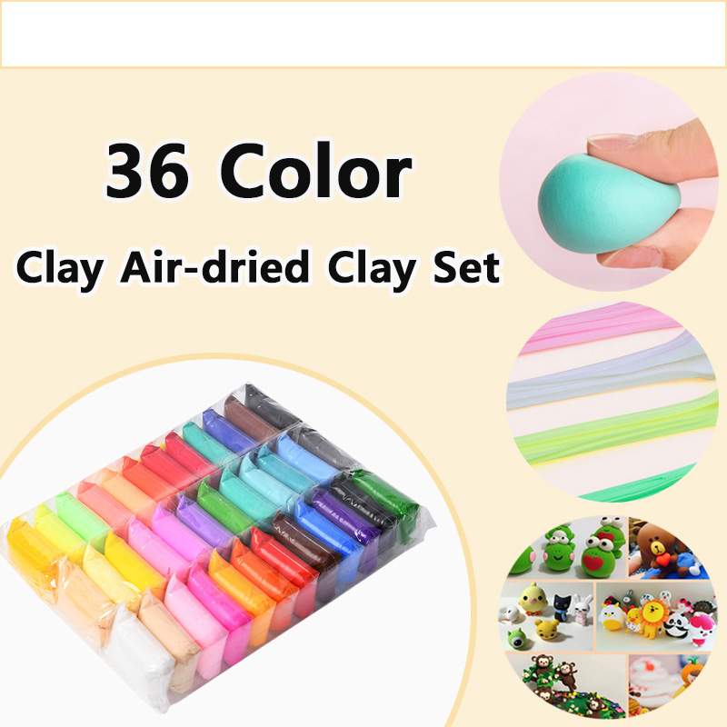 12/36 컬러 클레이 공기 건조 클레이 세트 초경량  - 3D Printing Clay 리뷰 및 가격