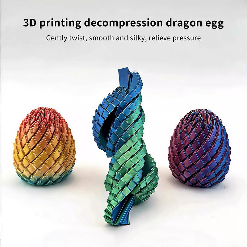 3D 프린팅된 용알 모양 피젯 토이 스트레스 해소 장난 - 3D Printing Egg 리뷰 및 가격