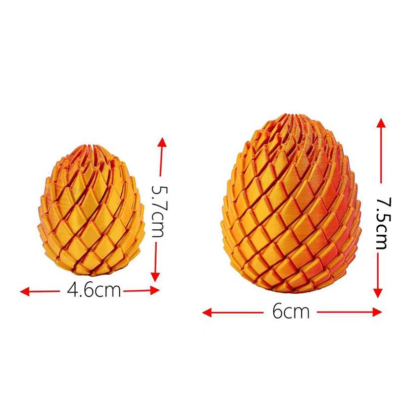 3D 프린팅된 용알 모양 피젯 토이 스트레스 해소 장난 - 3D Printing Egg 리뷰 및 가격