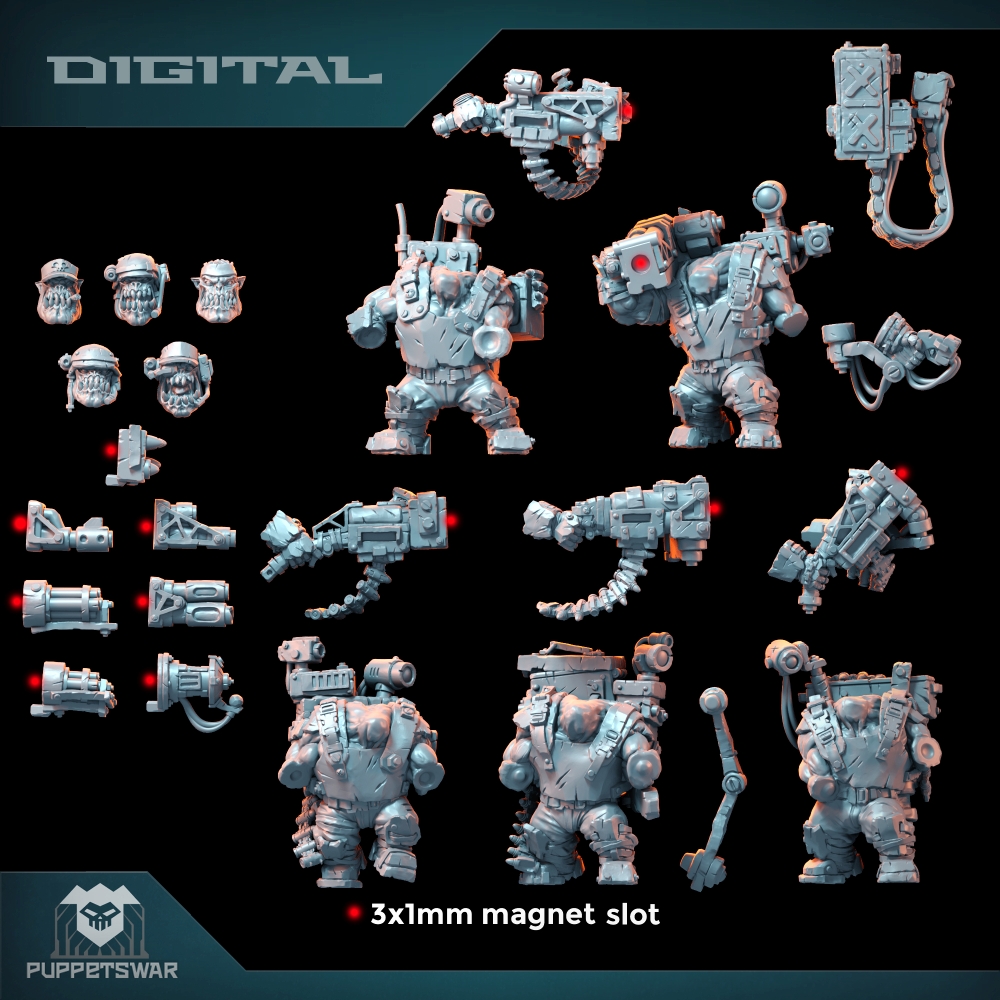 Orc Ultimate Badasses Squad, 녹 - 3D Printing Material 리뷰 및 가격