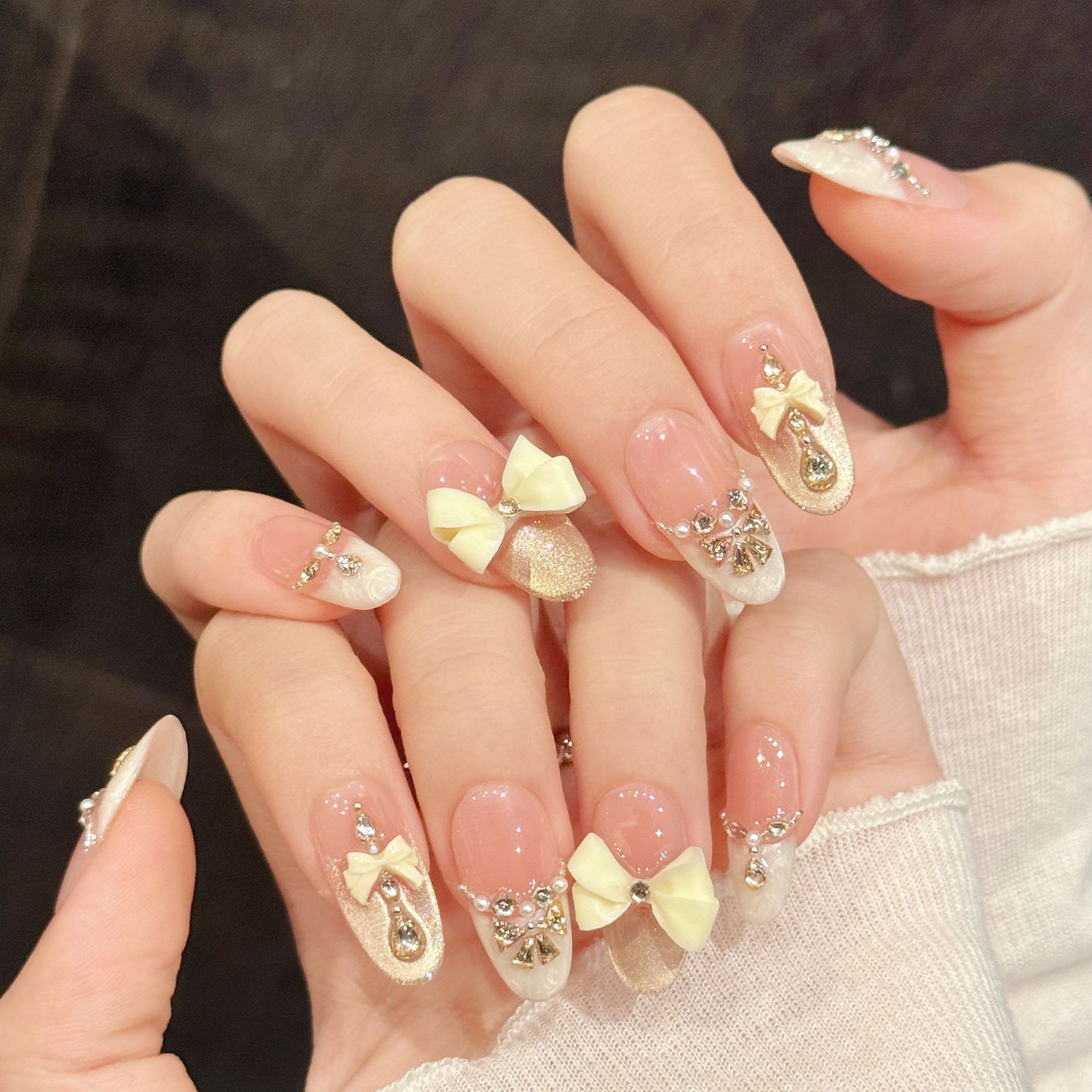10개 수제 프레스온 네일 라이트 럭셔리 캣츠아이 가짜 - 3D Printing Nails 리뷰 및 가격
