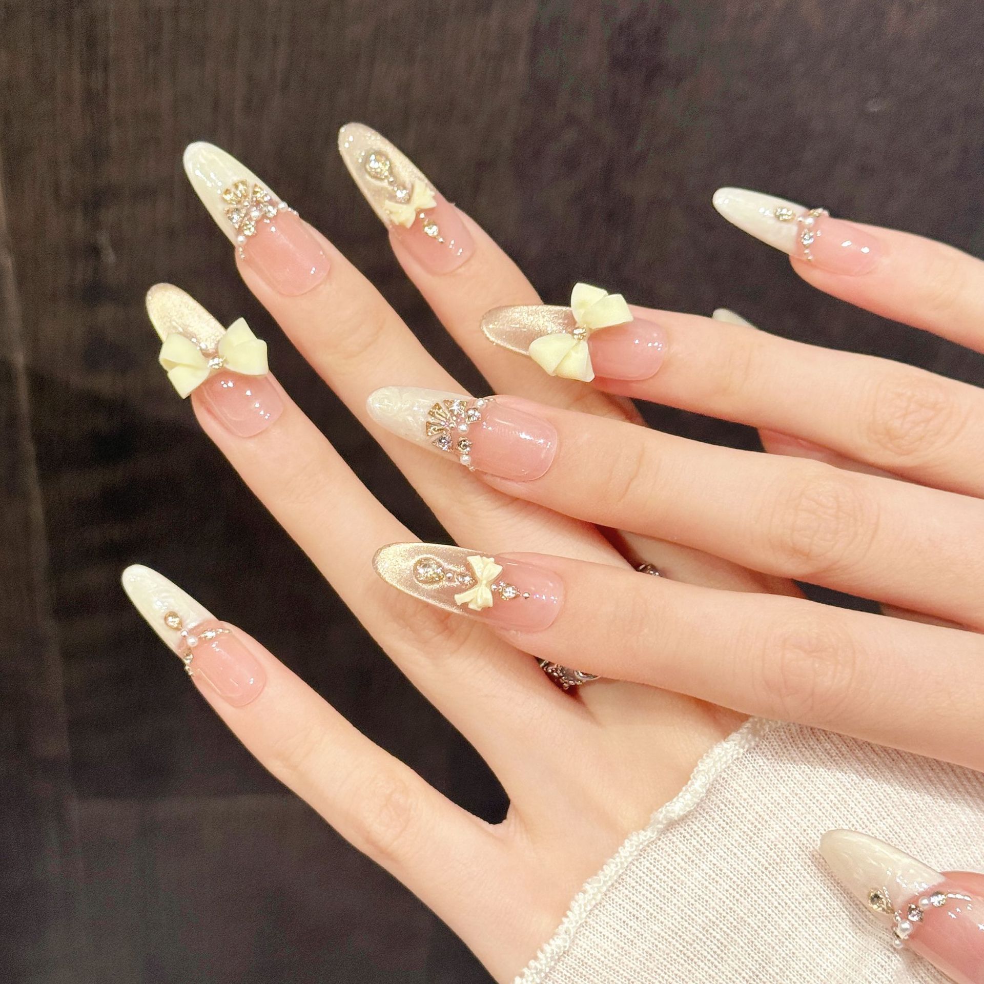 10개 수제 프레스온 네일 라이트 럭셔리 캣츠아이 가짜 - 3D Printing Nails 리뷰 및 가격