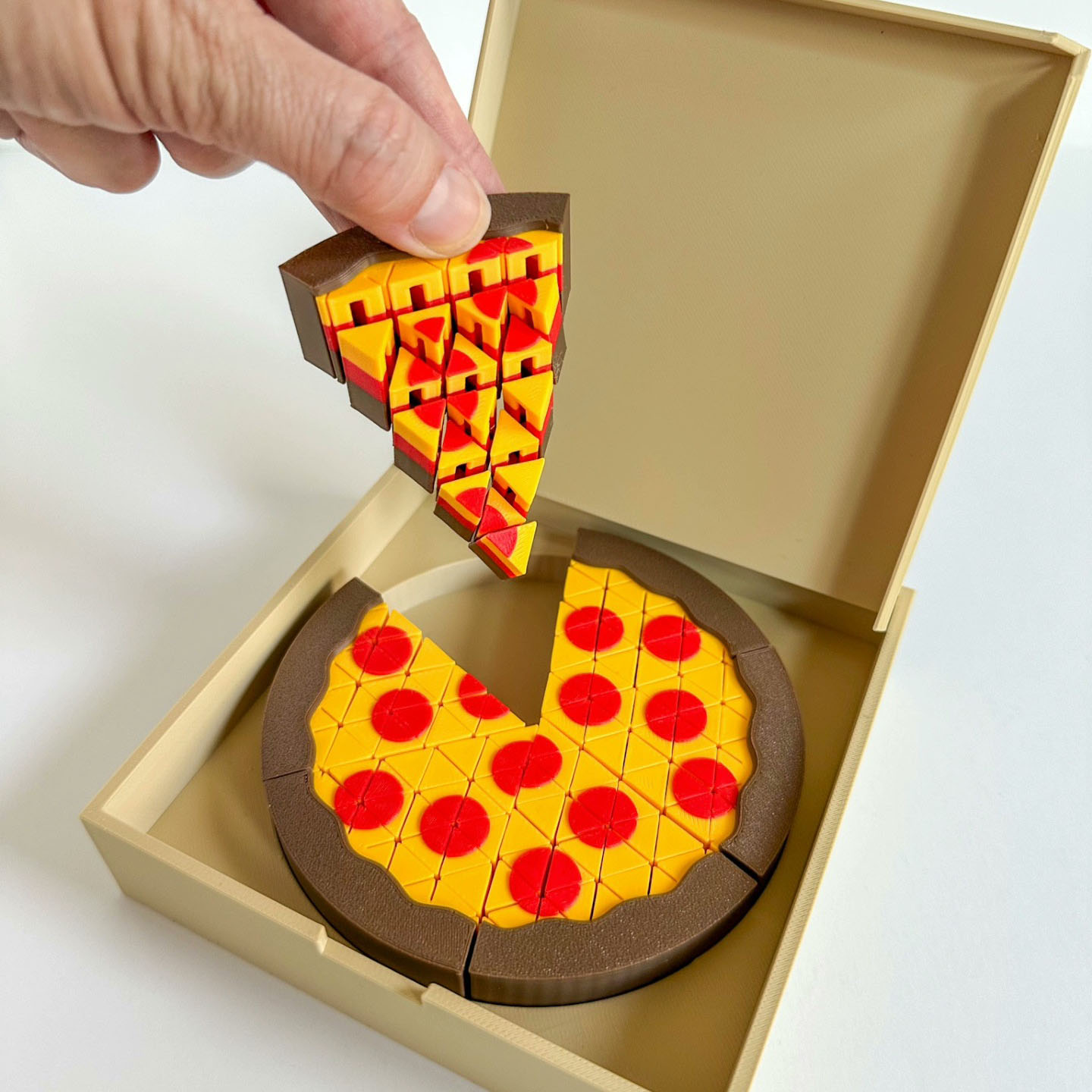3D 프린팅 미니 피자 조각상, 포즈 가능한 피자 모형 - 3D Printing In Food 리뷰 및 가격