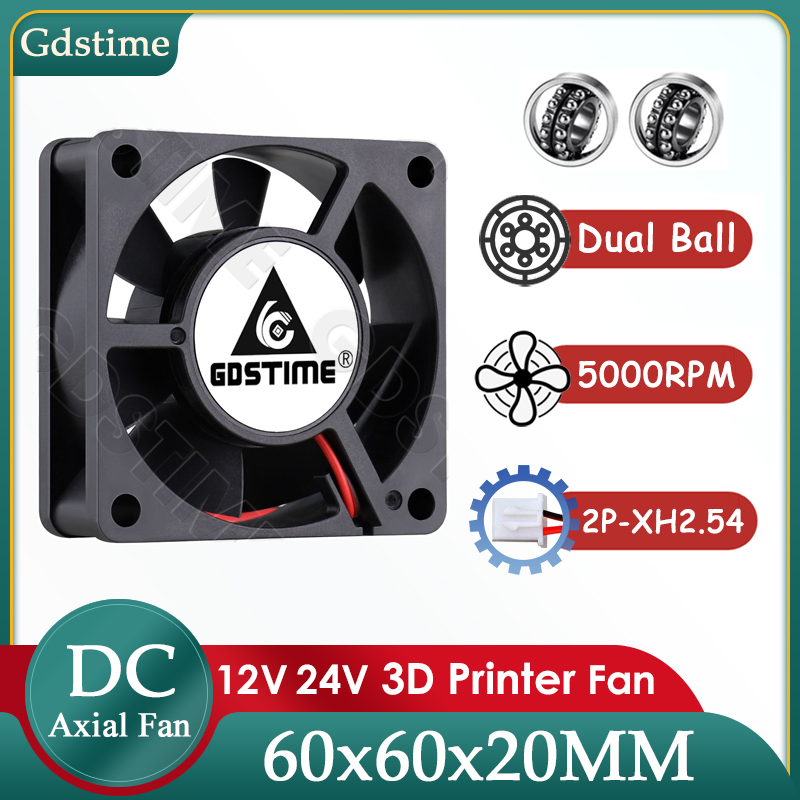 Gdstime 6020 팬 24V 12V 5V DC 쿨 - 3D Printer Power Supply 리뷰 및 가격