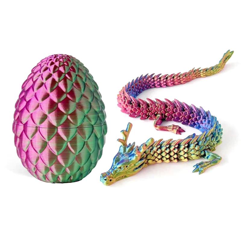3D 프린팅 이동식 관절 드래곤 피규어 30cm, 드래 - 3D Printing Egg 리뷰 및 가격