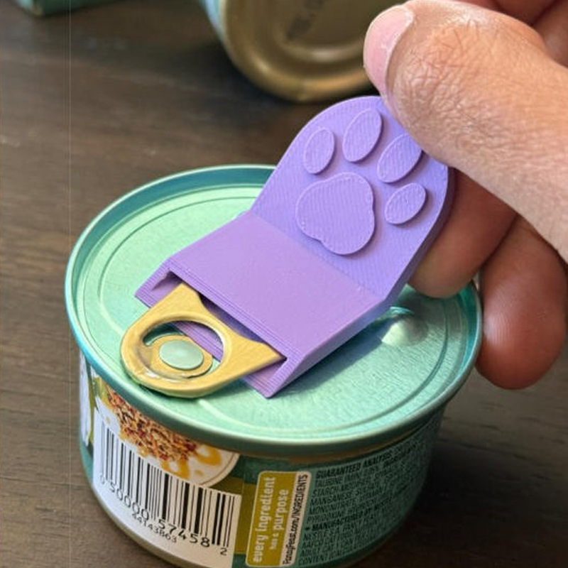 3D 프린팅된 창의적인 고양이 발 모양의 애완동물 사료 - 3D Printing In Food 리뷰 및 가격