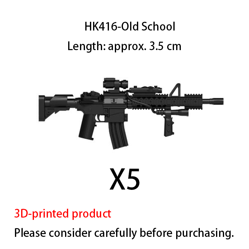 군용 3D 프린팅 총 조립 블록 군사 장비 기관단총 H - 3D Printing Excavator 리뷰 및 가격