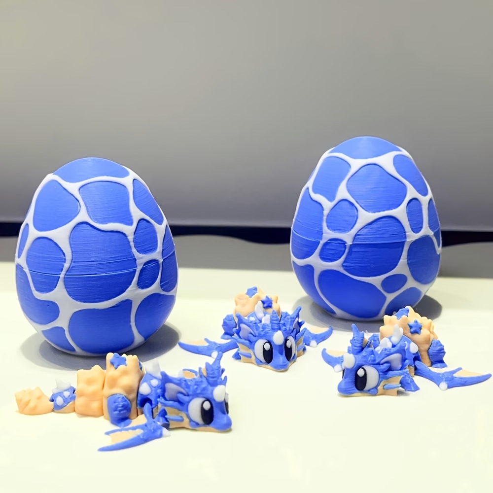 3D 프린팅으로 제작된 나비 모양의 용 알, 관절이 움 - 3D Printing Egg 리뷰 및 가격