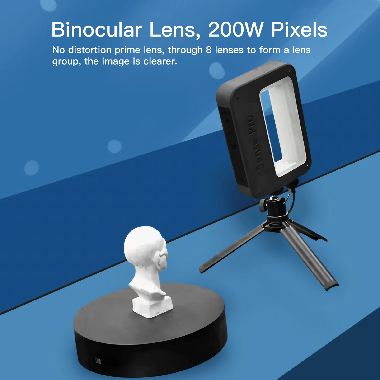 휴대용 핸드헬드 3D 스캐너 고정밀 0.3mm 정확도  - 3D Printing Output 리뷰 및 가격