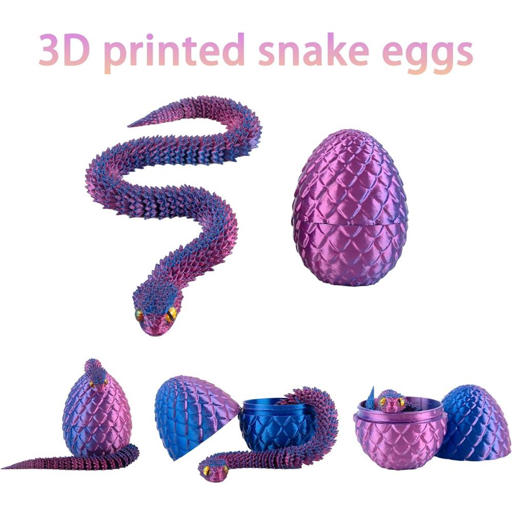 3D 프린팅 멋진 뱀 드래곤 알 다관절 신기한 부활절  - 3D Printing Egg 리뷰 및 가격