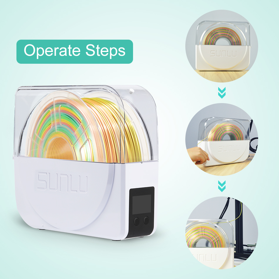 SUNLU 필라멘트 건조기 S1 Plus 내장 순환 팬 - 3D Printing Output 리뷰 및 가격