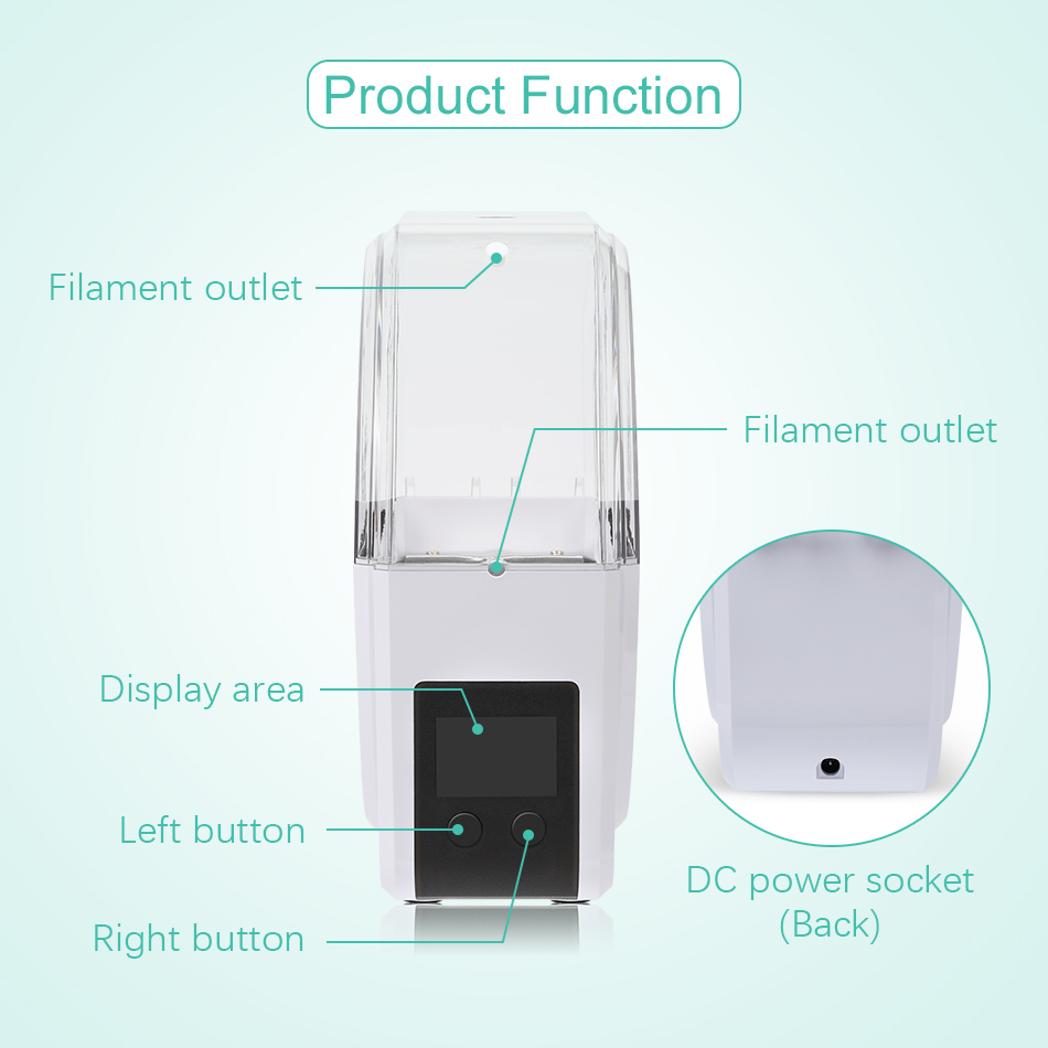 SUNLU 필라멘트 건조기 S1 Plus 내장 순환 팬 - 3D Printing Output 리뷰 및 가격