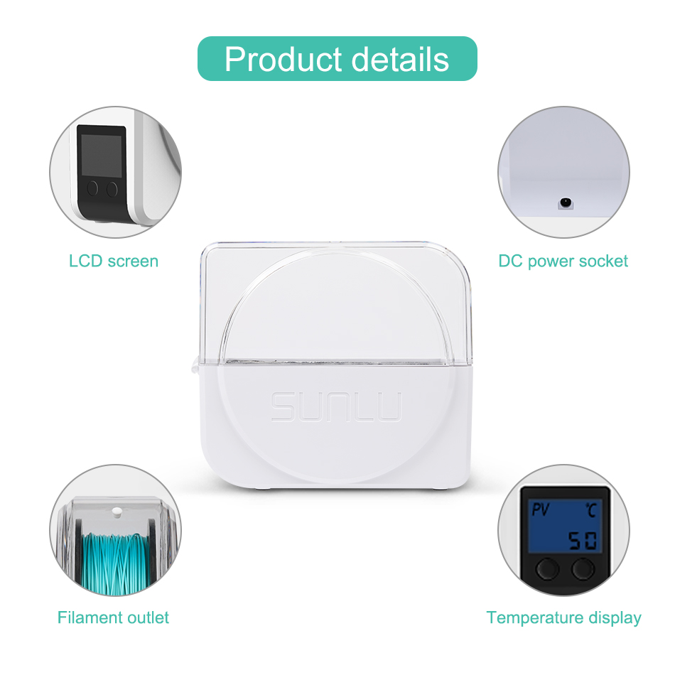 SUNLU 필라멘트 건조기 S1 Plus 내장 순환 팬 - 3D Printing Output 리뷰 및 가격