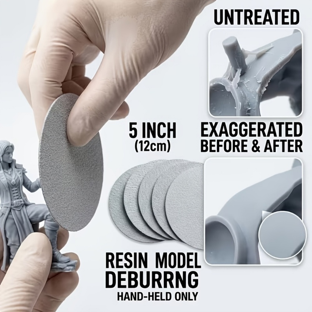 3D 프린팅용 레진 연마 디스크, 5인치 크기로 모델의 - 3D Printing Material 리뷰 및 가격