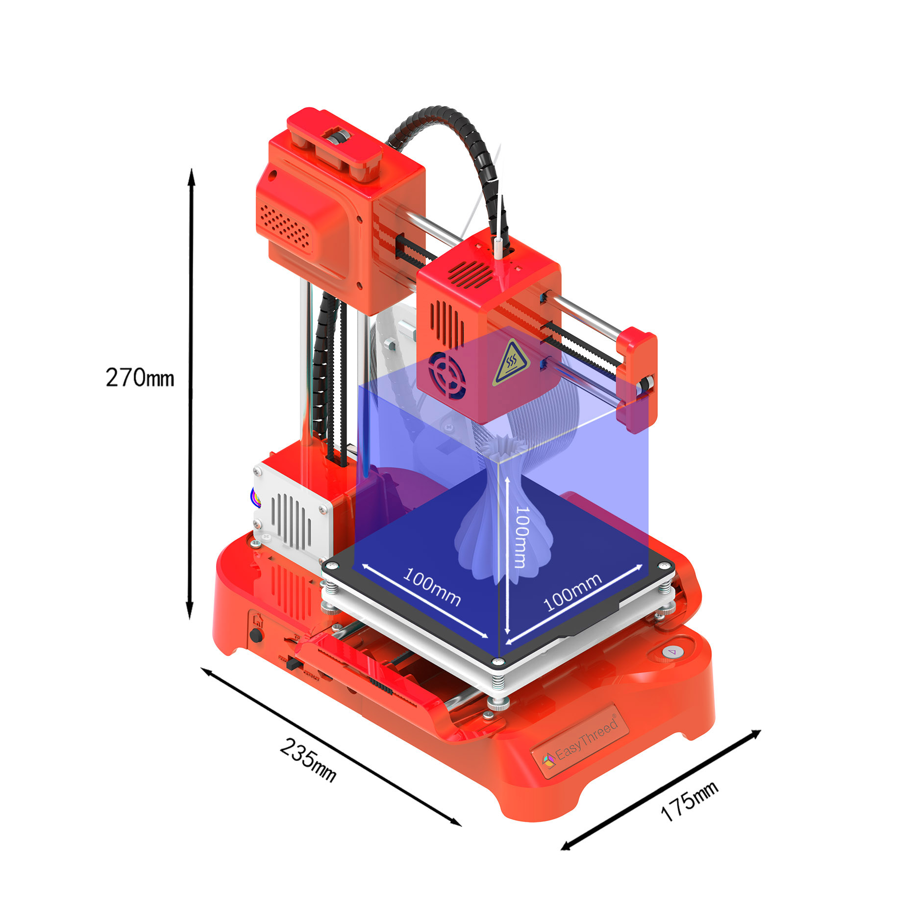 Easythreed 3D 프린터 K9 사용하기 쉬운 원 - 3D Printing Output 리뷰 및 가격