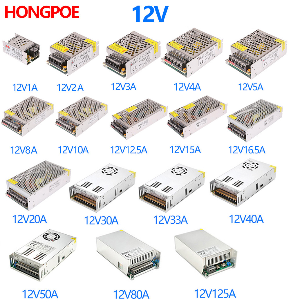 12V 전원 공급 장치 1A 2A 3A 4A 5A 6A - 3D Printer Power Supply 리뷰 및 가격